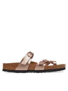Birkenstock Japonki Mayari 1029817 Różowy. Czerwone klapki Birkenstock, bez wzorów, ze skóry, bez obcasa. Za 399,99 zł.