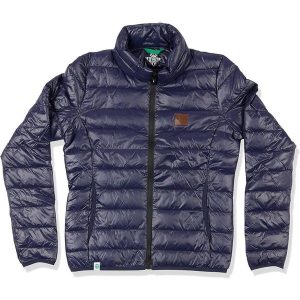 Kurtka zimowa damska Kappa Real Betris. Niebieskie kurtki Kappa, na zimę, l, bez wzorów, z poliamidu, bez kaptura. W wyprzedaży za 86,00 zł.