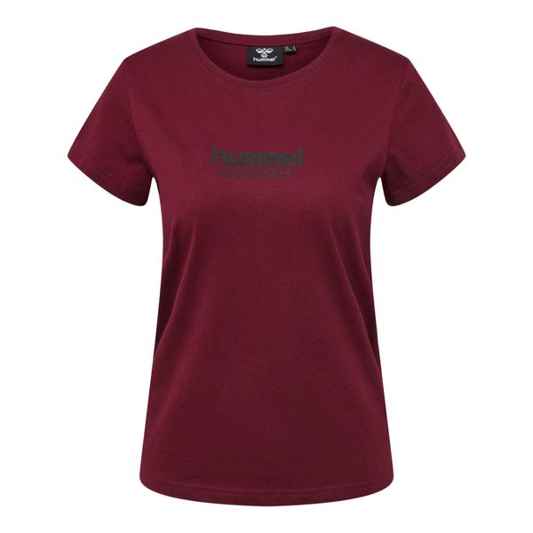 Koszulka damska Hummel Booster. Czerwone bluzki Hummel, s, bez wzorów, sportowe, bez kołnierzyka, bez ramiączek. Za 132,50 zł.