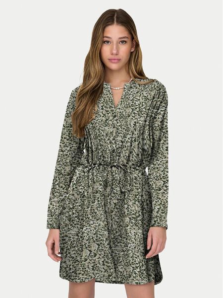 ONLY Sukienka codzienna Cory 15200543 Zielony Regular Fit. Zielone kombinezony ONLY, na co dzień, xl, bez wzorów, z syntetyku, bez kołnierzyka, bez ramiączek, proste. Za 69,99 zł.