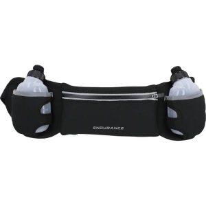 Torba sportowa z butelkami Endurance Iskan V2. Czarne torby podróżne i sportowe ENDURANCE, bez wzorów, z materiału, na ramię. Za 127,00 zł.