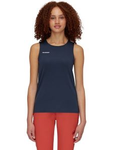 Mammut Top funkcyjny "Selun FL" w kolorze granatowym rozmiar: M. Niebieskie topy Mammut, m, bez wzorów, z materiału, bez kołnierzyka, bez ramiączek. Za 104,95 zł.
