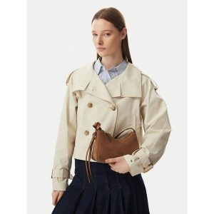 Torebka Tommy Hilfiger. Brązowe torebki klasyczne TOMMY HILFIGER, bez wzorów, bez dodatków. Za 533,99 zł.