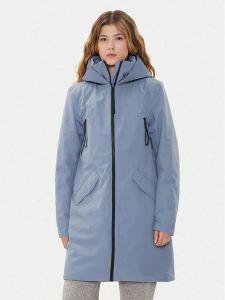 Didriksons Parka Bente Wns Parka 504921 Niebieski Regular Fit. Niebieskie płaszcze Didriksons, bez wzorów, z syntetyku, bez kaptura. Za 789,99 zł.