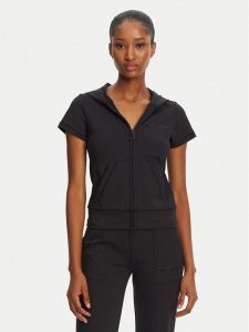 Juicy Couture Bluza Active JCSAS125402 Czarny Slim Fit. Czarne bluzy Juicy Couture, m, bez wzorów, z syntetyku, bez kaptura. Za 169,99 zł.