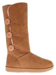 Blackfield Kozaki zimowe "Flocon" w kolorze jasnobrązowym rozmiar: 40. Brązowe kozaki Blackfield, na zimę, z aplikacjami, z materiału, bez obcasa, bez zapięcia. Za 173,99 zł.