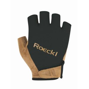 Krótkie rękawice Roeckl Bosco. Czarne rękawiczki Roeckl, bez wzorów. Za 169,50 zł.