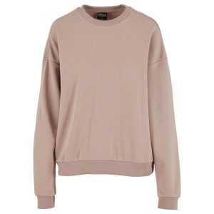 Damski oversize okrągły dekolt Urban Classics Light Terry. Czerwone swetry oversize Urban Classics, na zimę, bez wzorów, bez ramiączek. W wyprzedaży za 114,50 zł.