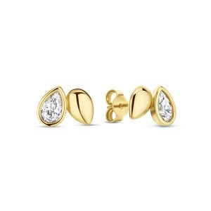 Beloro Sztyft Beloro Jewels Monte Napoleone Natalia złoty - 9-karatowe złoto Kolczyki 1 ct Damski. Żółte kolczyki Beloro, z cyrkonią, złote. Za 389,99 zł.