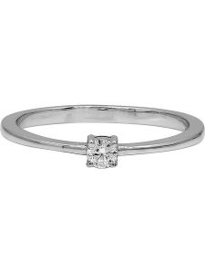 Diamant Vendôme Złoty pierścionek z diamentem rozmiar: 56. Szare pierścionki Diamant Vendôme, z diamentem, złote. Za 1 000,99 zł.