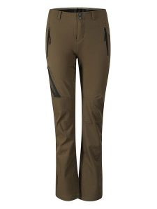 Alpine Pro Spodnie funkcyjne "Hurfa" w kolorze khaki rozmiar: 42. Brązowe spodnie dresowe Alpine Pro, m, bez wzorów, z materiału, outdoorowe. Za 232,78 zł.