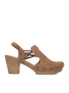 Rieker Sandały CEO-66775-24 Brązowy jasny. Brązowe sandały Rieker, bez wzorów, ze skóry, bez obcasa, na słupku, bez zapięcia. Za 339,99 zł.
