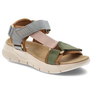 Sandały damskie Artiker, cholewka z materiału tekstylnego lekka sportowa podeszwa zapinane na rzep, kolorowe, 58C1233. Sandały ARTIKER, bez wzorów, bez obcasa, bez zapięcia. Za 169,00 zł.