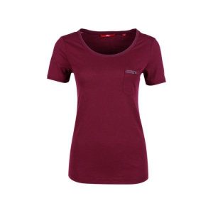 S.Oliver T-Shirt Damski 38 Burgund. T-shirty marki s.Oliver. W wyprzedaży za 80,00 zł.