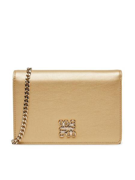 Nine West Torebka RZ-01 NW Złoty. Żółte listonoszki Nine West, bez wzorów, z materiału, bez dodatków. Za 169,99 zł.