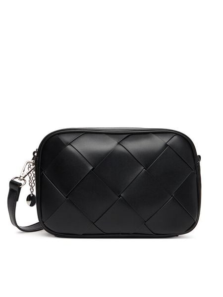 JENNY Torebka C-JEN-L-005-08 Czarny. Czarne listonoszki Jenny, bez wzorów, z materiału, bez dodatków. Za 99,99 zł.