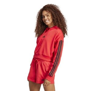 Bluza z kapturem damska ADIDAS Gym & Pilates. Bluzy ADIDAS, l, bez wzorów, z bawełny, z kapturem. Za 269,99 zł.
