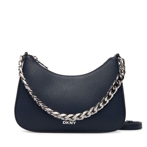 Torebka DKNY. Niebieskie torebki klasyczne DKNY, bez wzorów, bez dodatków. Za 549,99 zł.