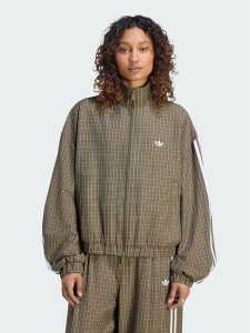 Adidas Bluza Checks LE8306 Khaki Regular Fit. Brązowe bluzy ADIDAS, l, bez wzorów, z wiskozy, bez kaptura. Za 369,99 zł.