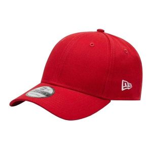 Czapka Z Daszkiem Unisex Dla Dorosłych 9Forty Flag. Czerwone czapki New Era, bez wzorów, sportowe. Za 142,99 zł.