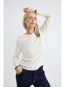 Josephine & Co Bluza "Allard" w kolorze kremowym rozmiar: S. Białe bluzy Josephine & Co, s, bez wzorów, z kapturem. Za 279,45 zł.