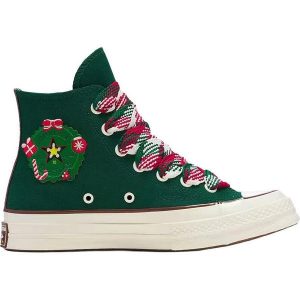 Sneakers Converse. Zielone trampki Converse, bez wzorów, bez zapięcia. Za 490,00 zł.