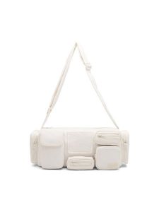 Sprandi Torba SPR-M-004-S23 Biały. Białe torby podróżne i sportowe Sprandi, bez wzorów, z materiału. Za 127,99 zł.