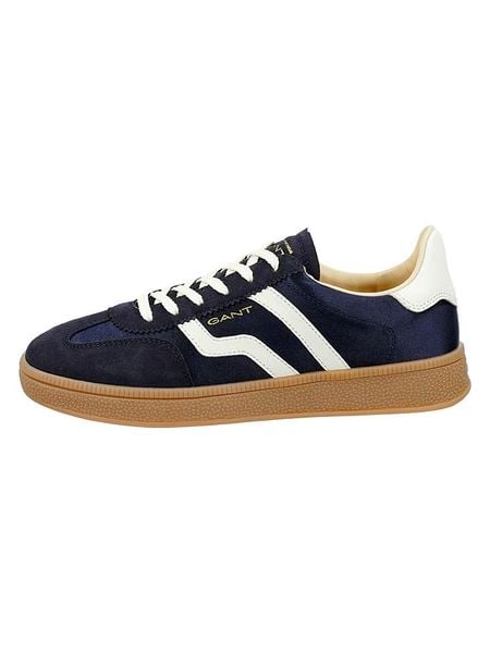 GANT Footwear Skórzane sneakersy "Cuzima" w kolorze granatowym rozmiar: 36. Niebieskie trampki GANT Footwear, bez wzorów, bez zapięcia. Za 226,10 zł.