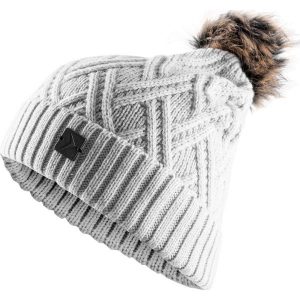 Czapka damska CAD603 - ciepły jasny szary - Outhorn. Czapki marki Outhorn. W wyprzedaży za 14,99 zł.