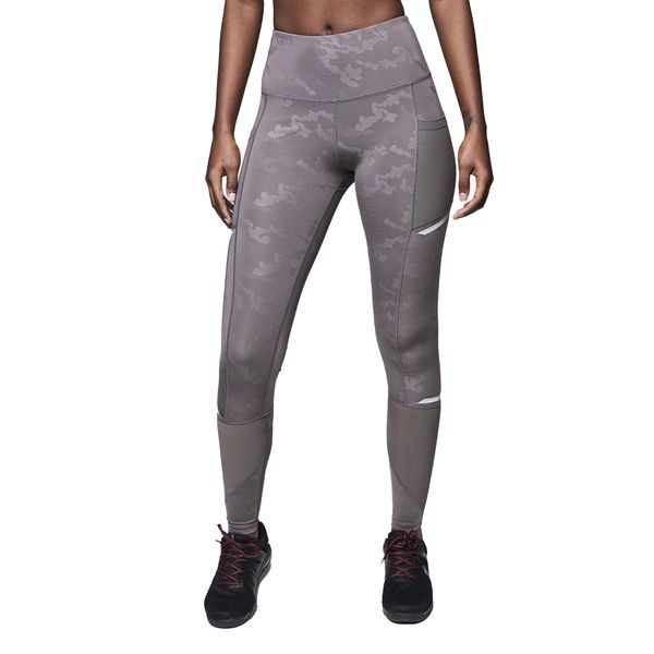 Legginsy treningowe damskie STRONG ID. Szare legginsy STRONG ID, bez wzorów. Za 79,99 zł.