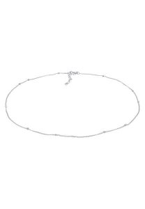 Elli Damski naszyjnik Choker, łańcuszek pancerka, kulka, Basic Minimal, regulowany srebro 925 Sterling Silver Naszyjniki 1 ct. Szare łańcuszki Elli, srebrne. Za 211,64 zł.