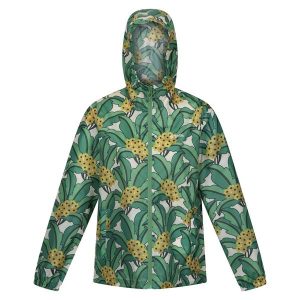 Kurtka Damska Orla Kiely Tropical Floral Packaway Waterproof Jacket. Zielone kurtki Regatta, xl, bez wzorów, bez kaptura. Za 158,99 zł.