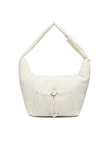 Guess Jeans Torebka CWBEO-GUESS-XC-005-09 Écru. Torebki klasyczne Guess Jeans, z aplikacjami, z jeansu, bez dodatków. Za 279,99 zł.