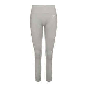 Legginsy treningowe damskie Gymshark Vital Seamless. Szare legginsy Gymshark, bez wzorów. Za 169,99 zł.