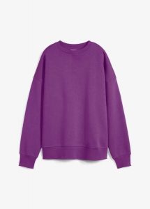 Bluza oversize. Fioletowe bluzy bonprix, bez wzorów, bez kaptura. Za 84,99 zł.