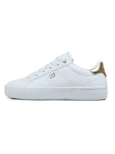 GAP Sneakersy "Tyler" w kolorze białym rozmiar: 36. Białe trampki GAP, bez wzorów, bez zapięcia. Za 122,67 zł.