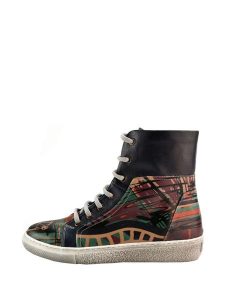 Goby Sneakersy ze wzorem rozmiar: 39. Trampki Goby, bez wzorów, z materiału, za kostkę, bez zapięcia. Za 223,46 zł.