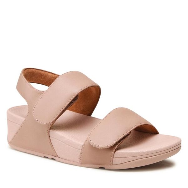 Sandały FitFlop. Brązowe sandały FitFlop, bez wzorów, bez obcasa, na koturnie, bez zapięcia. Za 239,99 zł.
