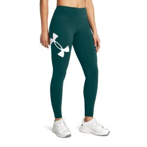 Legginsy damskie Under Armour Campus. Zielone legginsy Under Armour, bez wzorów. Za 149,99 zł.