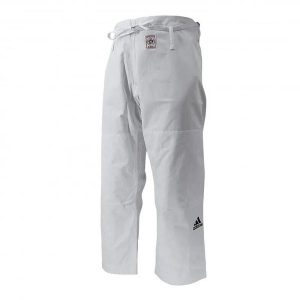 Skarpety Judogi adidas IJF. Białe skarpetki ADIDAS, bez wzorów, z bawełny. Za 344,50 zł.