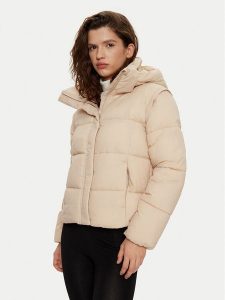 4F Kurtka zimowa 4FWAW24TDJAF470 Beżowy Regular Fit. Brązowe kurtki 4f, na zimę, l, bez wzorów, z syntetyku, bez kaptura. Za 349,99 zł.