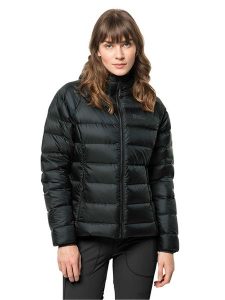 Jack Wolfskin Kurtka puchowa w kolorze czarnym rozmiar: XS. Czarne kurtki Jack Wolfskin, xs, bez wzorów, z poliamidu, bez kaptura. Za 483,17 zł.