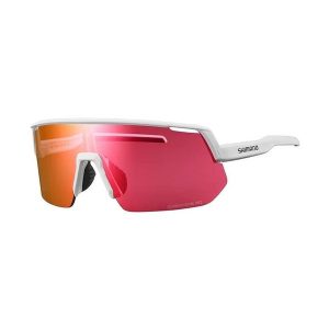 Rowerowe okulary przeciwsłoneczne TECHNIUM 2 L Ridescape Road, białe. Białe okulary przeciwsłoneczne Shimano. Za 445,00 zł.