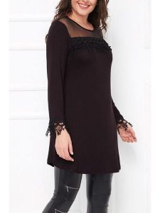 Milan Kiss Tunika w kolorze brązowym rozmiar: XL. Brązowe tuniki Milan Kiss, na co dzień, xl, bez wzorów, z koronki, bez kołnierzyka, bez ramiączek. Za 60,99 zł.