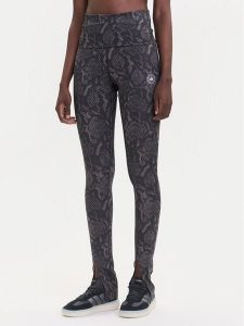 Adidas by Stella McCartney Legginsy Training Rolltop Splitcuff JW4575 Szary Slim Fit. Szare legginsy adidas by Stella McCartney, bez wzorów, z syntetyku. Za 379,99 zł.