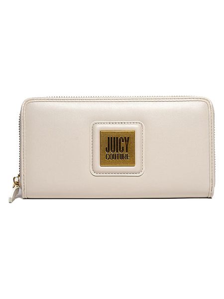 Juicy Couture Portfel w kolorze kremowym - 19 x 10 x 2 cm rozmiar: onesize. Brązowe portfele Juicy Couture, bez wzorów, z materiału. Za 121,99 zł.