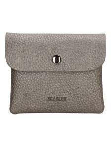 Beagles Portfel w kolorze srebrnym - 10 x 2,5 cm rozmiar: onesize. Szare portfele Beagles, bez wzorów, z materiału. Za 56,53 zł.