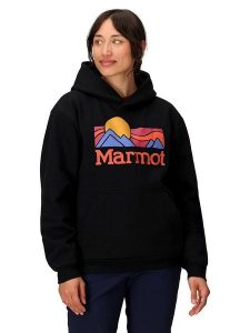 Marmot Bluza "Coastal" w kolorze czarnym rozmiar: L. Czarne bluzy Marmot, l, bez wzorów, z kapturem. Za 130,99 zł.