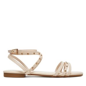 Sandały DeeZee. Sandały DeeZee, bez wzorów, bez obcasa, na płaskiej podeszwie, bez zapięcia. Za 99,99 zł.