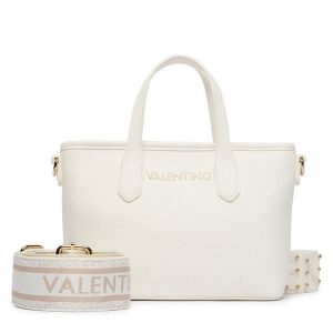 Torebka Valentino. Białe torebki klasyczne Valentino, bez wzorów, bez dodatków. Za 549,99 zł.